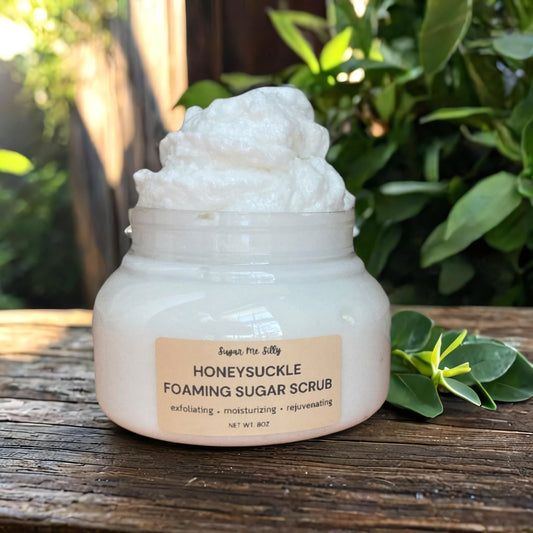 Honeysuckle Foaming Whipped Sugar Scrub