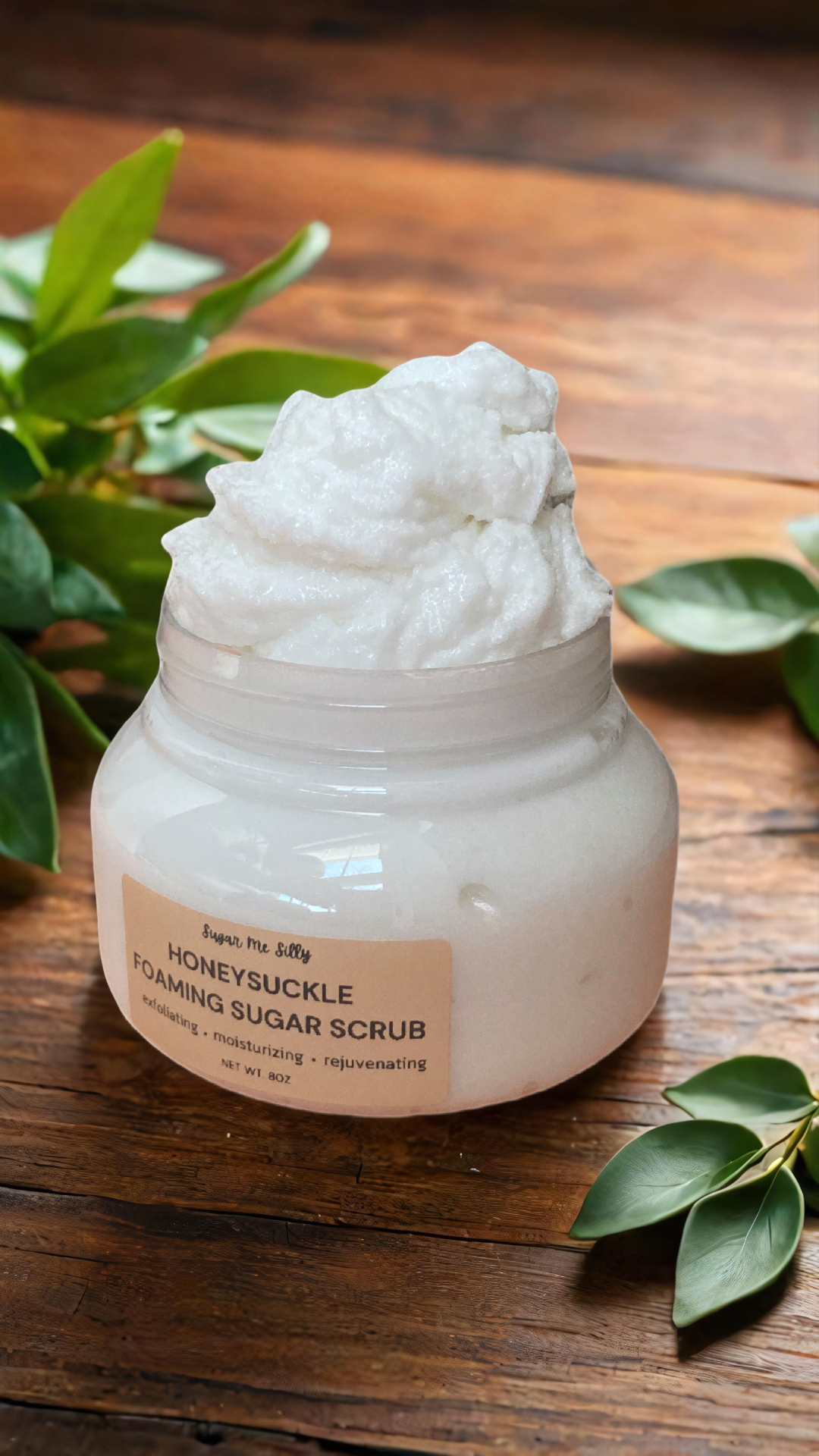 Honeysuckle Foaming Whipped Sugar Scrub